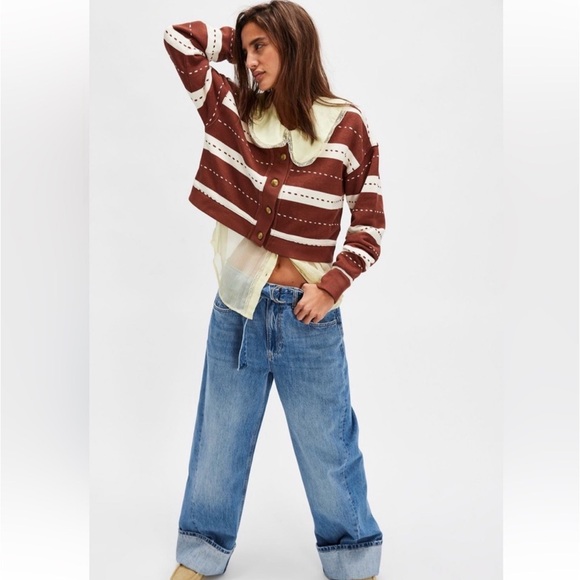 Free people Grace Printed Cardi, Small NWT - Picture 4 of 6